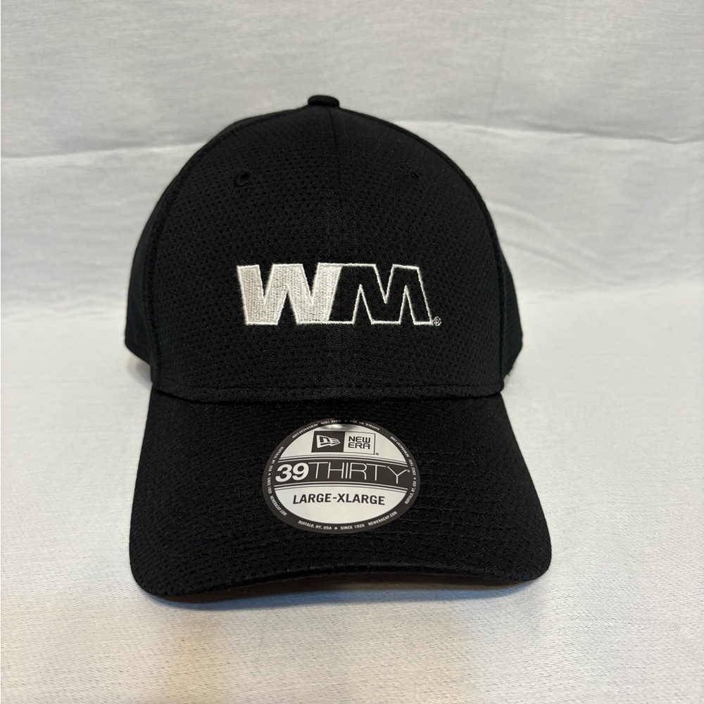 Black WM Waste Management Logo Cap